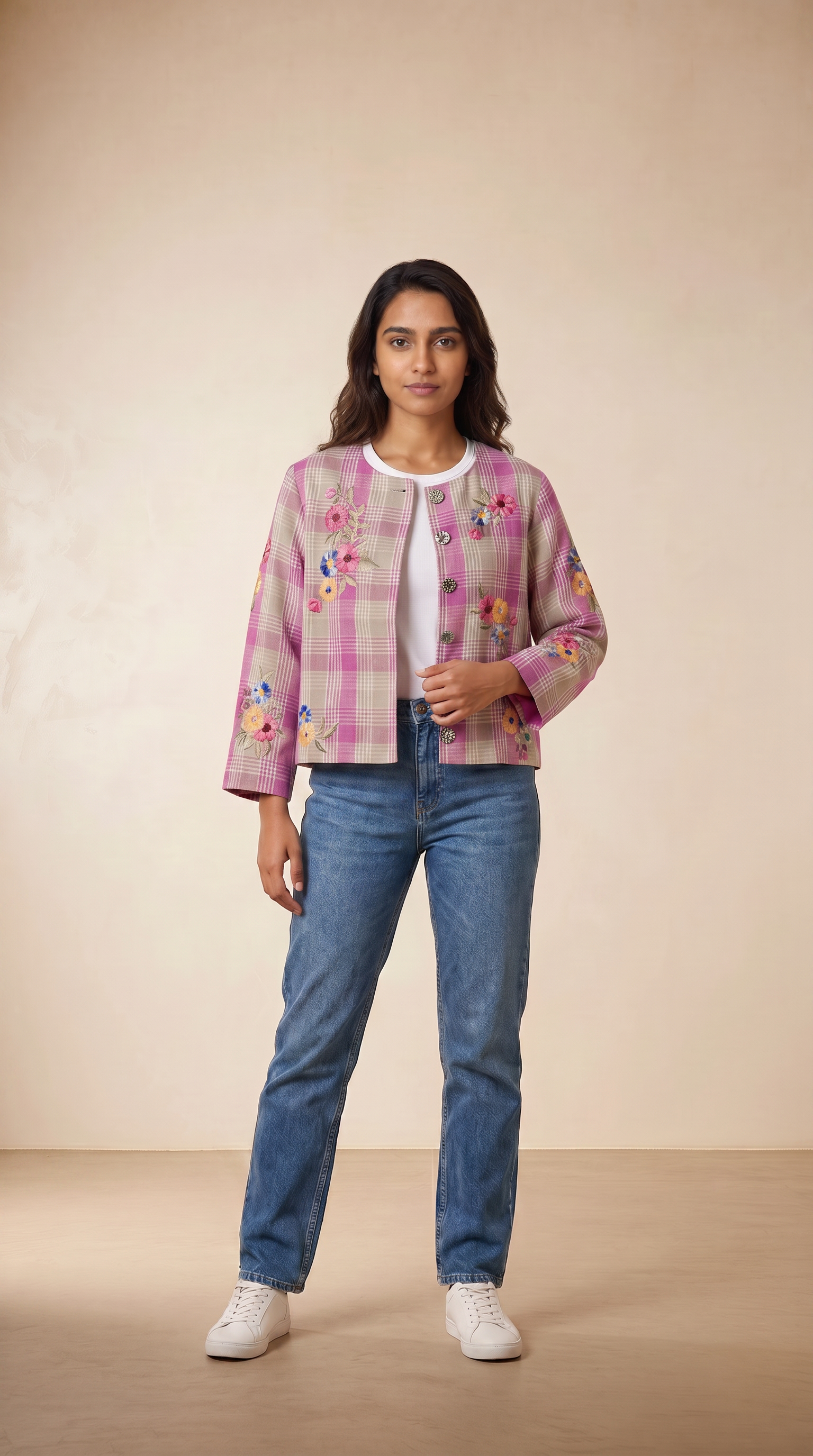 THE CROPED FLOWER JAKET
